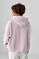Тепле жіноче худі з начісом - рожевий колір, ONE SIZE