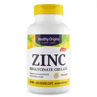 Витамины и минералы Healthy Origins Zinc Bisglycinate Chelate 50 mg, 120 вегакапсул