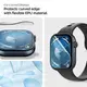 Защитная пленка Spigen для Apple Watch 11/ 10 (42mm) - Elite Shield EZ Fit (2шт), Clear (AFL08580)