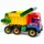 Самоскид "Middle truck", жовтий+ червоний