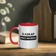 Кружка "Я лікар мені можна", Красный, украинская, Деревянная подарочная коробка с гравировкой, 330 мл