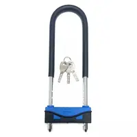 Велосипедный замок 7031U (U-образный) 2 ключа