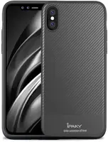 Чехол-накладка Ipaky Carbon Fiber Series/TPU Case With Carbon Fiber Apple iPhone XS Max Gray