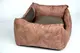 Лежак прямоугольный 304080 Zoobaza – коричневый, 70х100х25