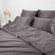 Постельное белье евро ТЕП Sateen Shine Graphite 2-04120-28493 200х215 см графитовое