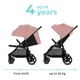 Прогулочная коляска Kinderkraft Grande Plus Pink (KSGRAN00PNK0000)