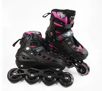 Роликові ковзани 029 L Best Roller колеса PU що світяться. Pink (розмір 39-43) (170001)