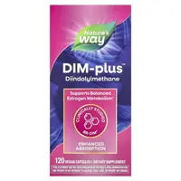 Натуральная добавка Nature's Way DIM-Plus Estrogen Metabolism, 120 вегакапсул