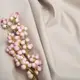 Ткань кожа искусственная Classic матовая пудра