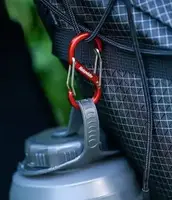 Карабін багатофункціональний Naturehike S-type NH20GS004, 50 мм, 2 шт, червоний