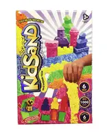 Набор кинетического песка KidSand KS-04-10, 1000г в наборе