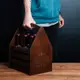 Ящик для пива "Beer time" для 6 бутылок, Тонированное дерево, английский