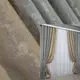 Комбинированные (2шт.1,5х2,7м.) шторы из ткани жаккард. Цвет серый с капучино. Код 014дк (1212-1207ш) 10-148