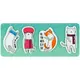 Закладки платсиковые 4x20 шт, 35х50 мм, Cats