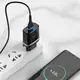 СЗУ сетевое зарядное устройство HOCO C12Q Smart QC3.0 1USB/3A с кабелем для зарядки USB - Type-C Черный