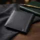 Кожаное мужское стильное портмоне GRANDE PELLE 11552 Синий