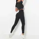 Леггинсы женские спортивные 10178 XL черные