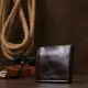 Кожаное мужское портмоне Shvigel 16443 Коричневый