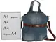 Женская джинсовая сумка Fashion jeans bag синяя