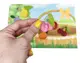 Развивающая игра из фетра "Фрукты"
