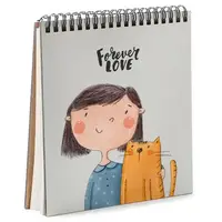 Скетчбук для эскизов и зарисовок Forever love 16,7х18 см 45 листов