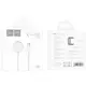 Беспроводное зарядное устройство для Apple Watch Hoco CW46 Type-C/5V/0,35A/1-8S, White (795069)