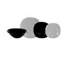 Столовый сервиз Carine Granit&Black 19 пр LUMINARC N7669