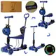 Самокат беговел I-Trike Maxi 5в1 JR3-077-DBL синий