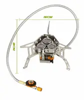 Пальник газовий Starcamp 6800W HX-CS11B silver