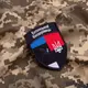 Шеврон на липучке Естонський Бандерівець Эстония флаг Эстонии и УПА 7х10 см вышитый патч нашивка