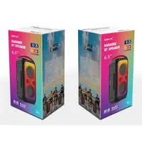 Акустика BKK Karaoke BT Speaker B65 |BT5.3, TWS, AUX/TF/USB/FM, 2*60W|