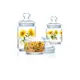 Набор банок для сыпучих продуктов Luminarc Club Sunshine Q3974 3 предмета