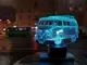 Сменная пластина для 3D светильников "Автомобиль 8" 3DTOYSLAMP