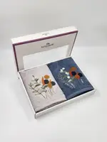 Подарунковий набір рушників Premium Bamboo 500 g/m2 50х90см 2 шт. Sima Gri - Mavi