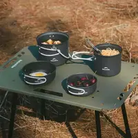 Набір посуду Naturehike NH18T018-G 2 каструлі, 2 кришки