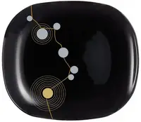 Тарелка десертная Luminarc Sequins Black D8095 19х21 см