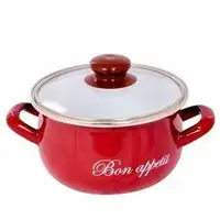 Кастрюля Interos Bon appetit 2234-С-16-00070982 16 см 2.1 л красная