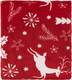 Плед Ardesto Christmas Flannel Олени Красный ART0126PB 160х200 см