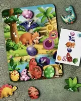 Деревянная игра на липучках "Долина динозавров"