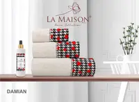 Подарочный набор полотенец La Maison c ароматом Damian (3 шт)