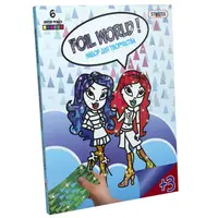Набор для творчества Strateg Картинка из фольги Foil World Школа монстров на русском языке (700-4)