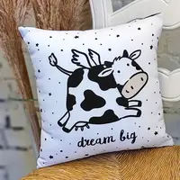 Подушка габардиновая с принтом Dream big 30x30 см 3P_21NG003