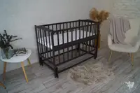 Кровать детская Baby Comfort Малюк с маятником венге
