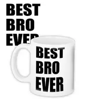 Кружка с принтом Best ever bro (брату) 330 мл (KR_DBL037)