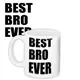 Кружка с принтом Best ever bro (брату) 330 мл (KR_DBL037)