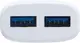 Сетевое зарядное устройство INKAX CD-11 Travel charger + Type-C cable 2USB 2.4A White