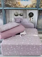 Wisreria lilac фланелева постіль. Полуторний розмір. Belizza Туреччина.