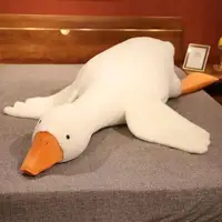 Іграшка подушка м'яка My Kigu Гусак Плюшева Іграшка Антистрес Біла 50 см