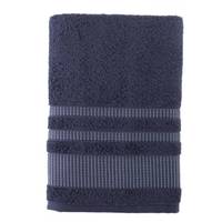 Рушник для обличчя Arya Жаккард Hera A107274-Dark Blue 50х90 см темно-синій