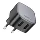 Адаптер сетевой HOCO Wing dual-port charger CS31A |2USB, 10.5W/2.1A|